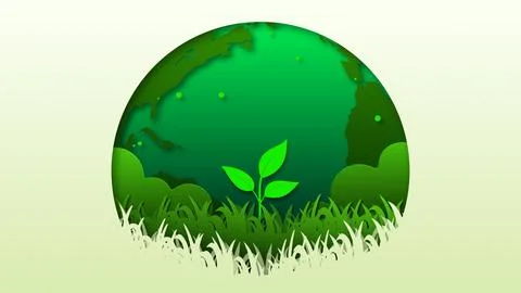 The World Environment Day Concept Illustrazione stock