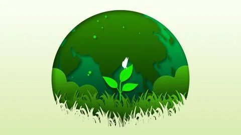 The World Environment Day Concept Ilustração Stock