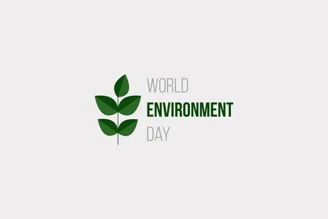 World Environment Day concept vector illustration Stock Illustration