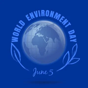 World Environment Day design. June 5 Stock Illustration