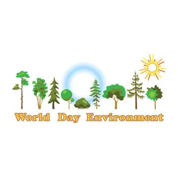 World environment day Stock Illustration