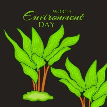 World Environment Day. Stock Illustration