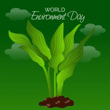 World Environment Day. Stock Illustration
