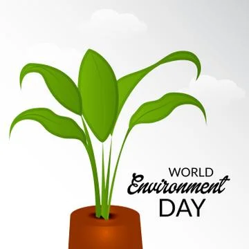 World Environment Day. Stock Illustration