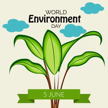 World Environment Day. Stock Illustration