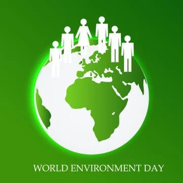 World Environment Day. Stock Illustration