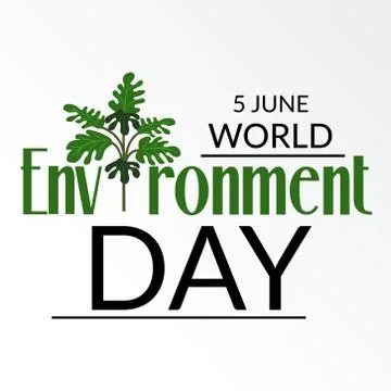 World Environment Day. Illustrazione stock