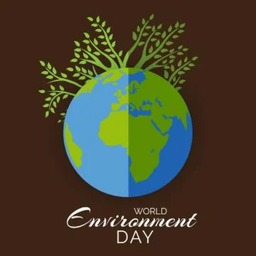 World Environment Day. Stock Illustration