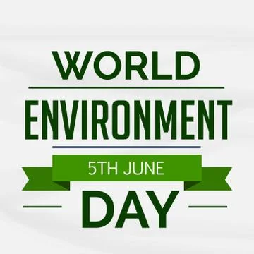 World Environment Day. Stock Illustration