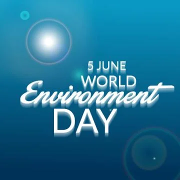 World Environment Day. Stock Illustration