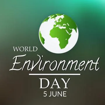 World Environment Day. Stock Illustration