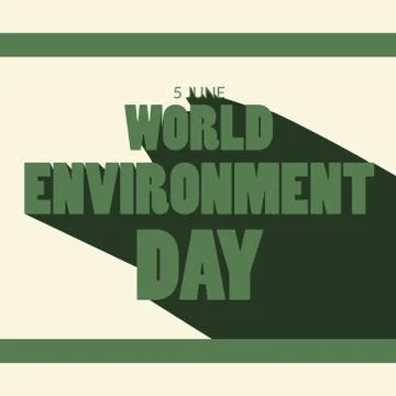 World Environment Day. Stock Illustration