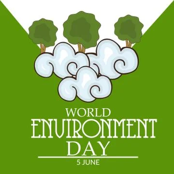 World Environment Day. Stock Illustration