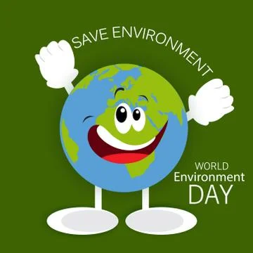 World Environment Day. Illustrazione stock