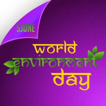 World Environment Day. Stock Illustration