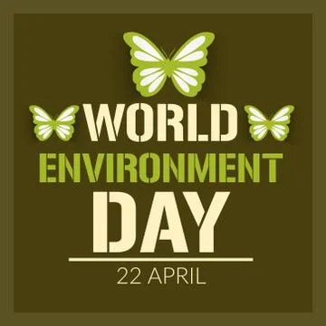World Environment Day. Stock Illustration