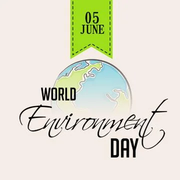 World Environment Day. Stock Illustration