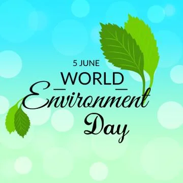 World Environment Day. Stock Illustration