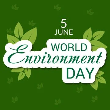 World Environment Day. Stock Illustration