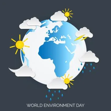 World Environment Day. Stock Illustration
