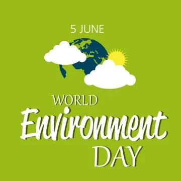 World Environment Day. Stock Illustration