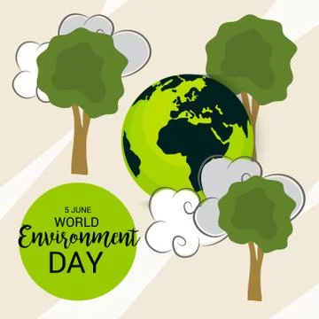 World Environment Day. Stock Illustration