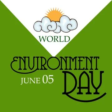 World Environment Day. Stock Illustration