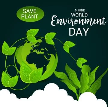 World Environment Day. Stock Illustration