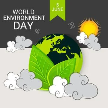 World Environment Day. Stock Illustration