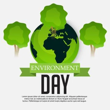 World Environment Day. Stock Illustration