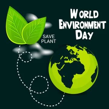 World Environment Day. Stock Illustration