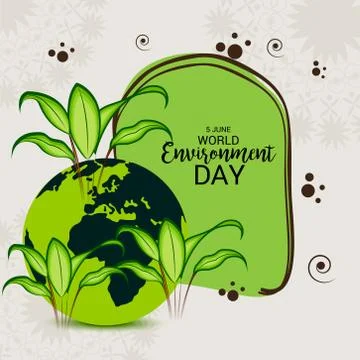 World Environment Day. Stock Illustration