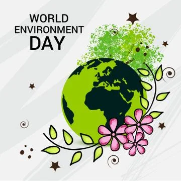 World Environment Day. Stock Illustration