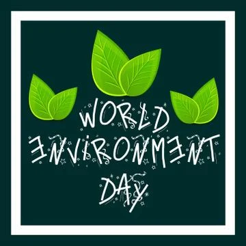 World Environment Day. Stock Illustration