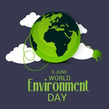World Environment Day. Illustrazione stock