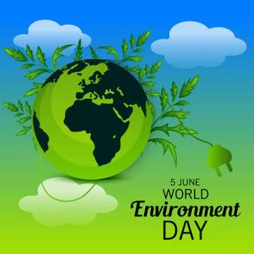 World Environment Day. Stock Illustration
