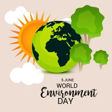 World Environment Day. Stock Illustration