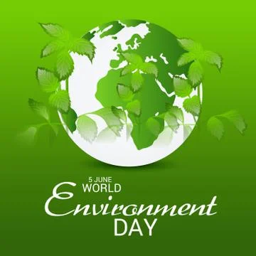 World Environment Day. Stock Illustration