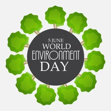 World Environment Day. Stock Illustration