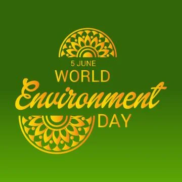 World Environment Day. Illustrazione stock