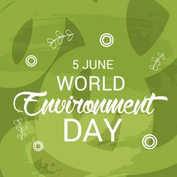 World Environment Day. Stock Illustration
