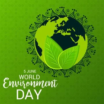 World Environment Day. Illustrazione stock