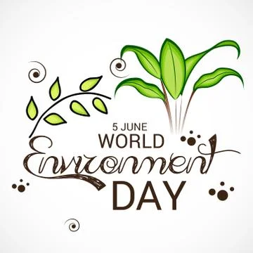 World Environment Day. Stock Illustration