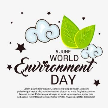 World Environment Day. Stock Illustration