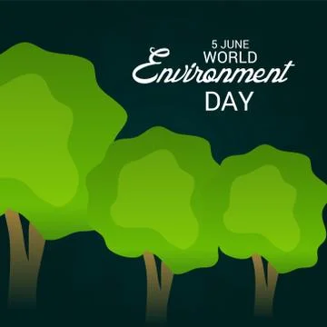 World Environment Day. Stock Illustration