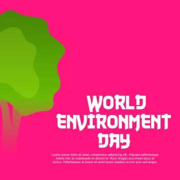 World Environment Day. Stock Illustration