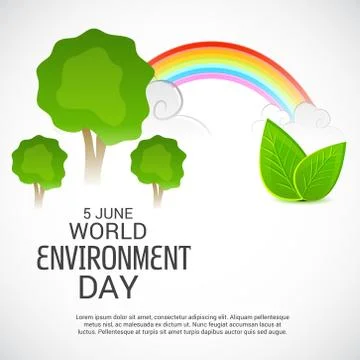 World Environment Day. Stock Illustration