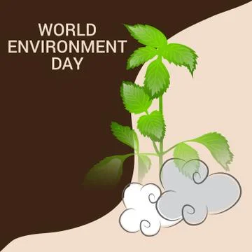 World Environment Day. Stock Illustration