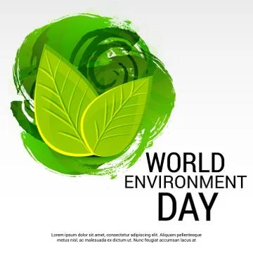 World Environment Day. Stock Illustration