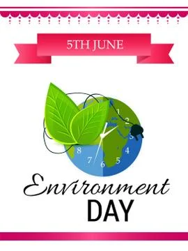World Environment Day. Stock Illustration